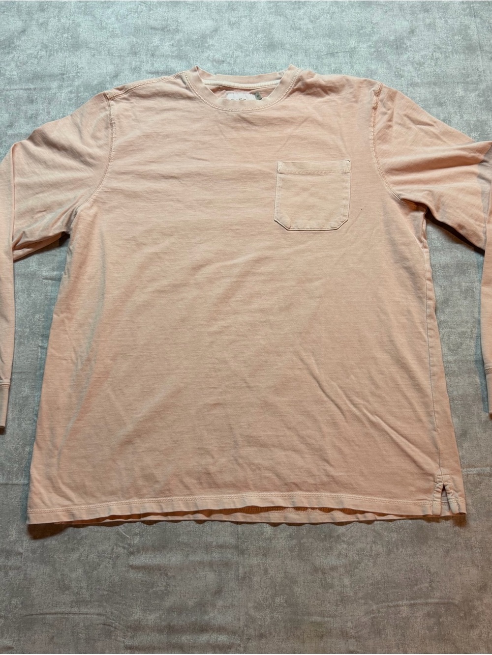 Goodfellow & Co Long Sleeve Pocket Tee - Peach